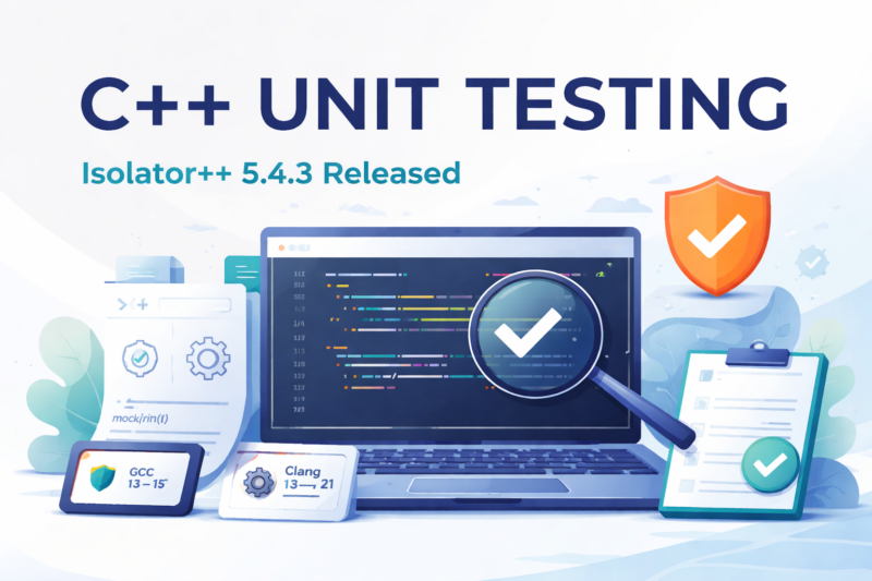 C++ unit testing 5.4.3