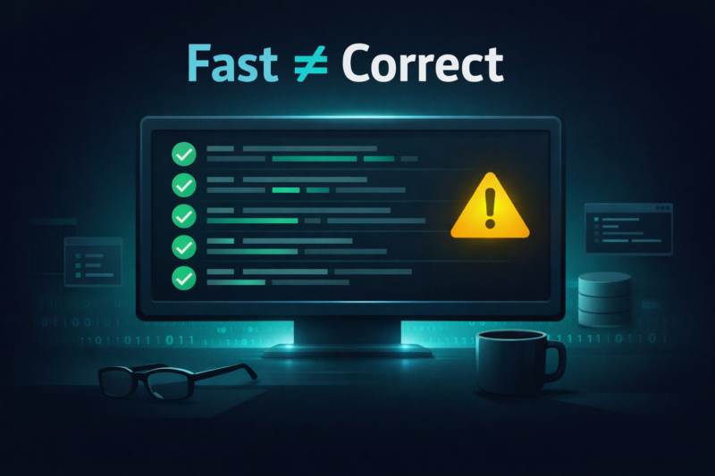 ai unit testing does not mean correct